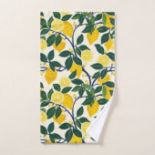 Levendig citroenboompje bad handdoek (Handdoek)