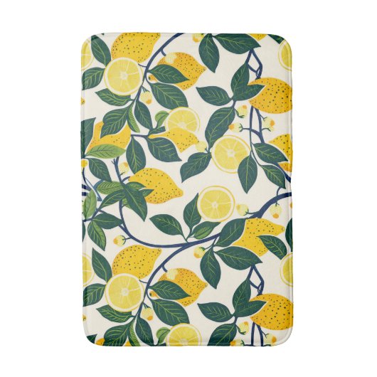 Levendig citroenboompje badmat (Voorkant Verticaal)
