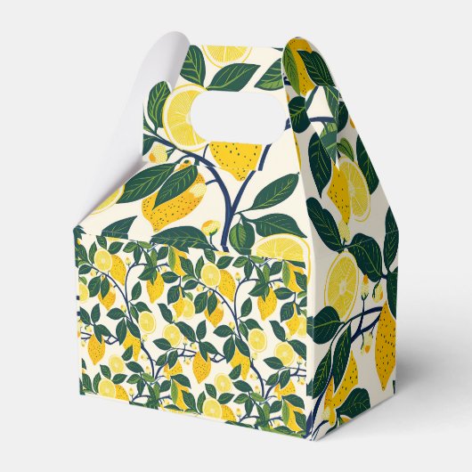 Levendig citroenboompje bedankdoosjes (Achterkant)