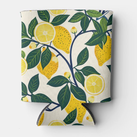 Levendig citroenboompje blikjeskoeler (Voorkant)