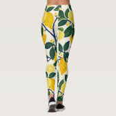 Levendig citroenboompje leggings (Achterkant)