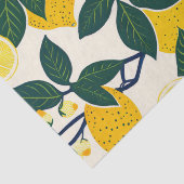 Levendig citroenboompje tissuepapier (Detail)
