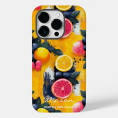 Levendig citrusfruit met vetgeel en Sinaasappel Case-Mate iPhone Case (Achterkant)