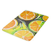 Levendig citrusschilderij badmat (Gekanteld)