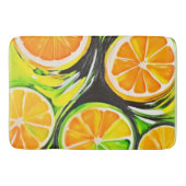 Levendig citrusschilderij badmat (Voorkant)