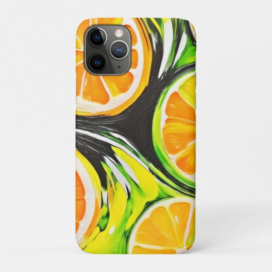 Levendig citrusschilderij Case-Mate iPhone case (Achterkant)