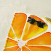 Levendig citrusschilderij strandlaken (In situ)