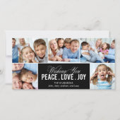 Levendig collage Holiday-fotokaart Feestdagenkaart (Voorkant)