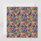 Levendig Collectie van Kleurrijke Button Flowers Kaart (Voorkant)