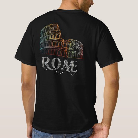 levendig Colosseum T-shirt (Achterkant)