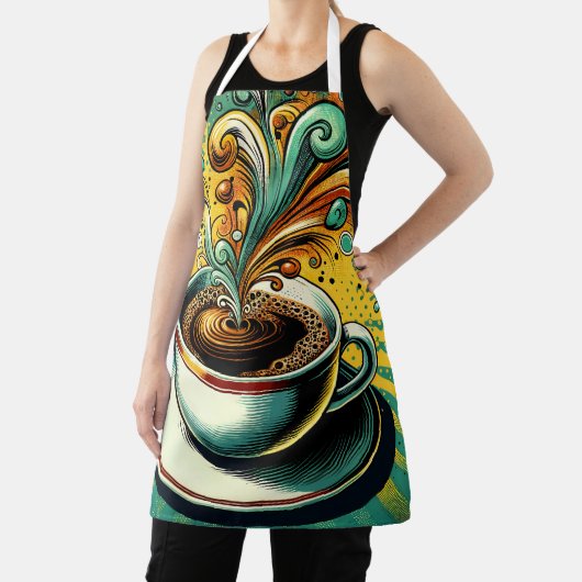 Levendig Cubaans koffiekopje Schort (Insitu)