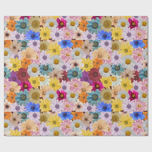Levendig daisy delight-inpakpapier cadeaupapier (Vlak)