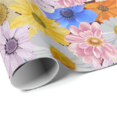 Levendig daisy delight-inpakpapier cadeaupapier (Rol Hoek)