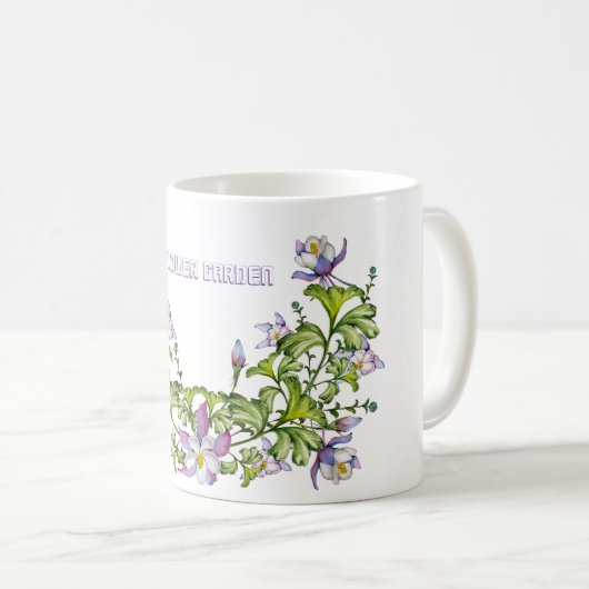Levendig delicate bloemkool koffiemok (Voorkant rechts)
