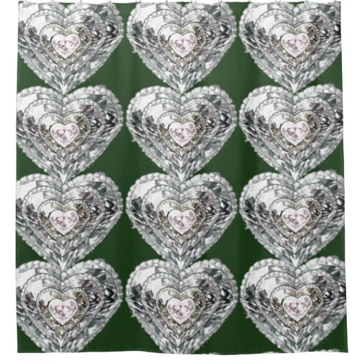 Levendig Digitaal Ontwerp Douchegordijn – Perfect  (Voorkant)