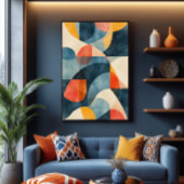 Levendig Dimensionaal Prisma Canvas Afdruk
