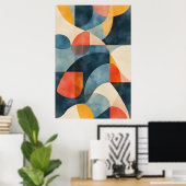 Levendig Dimensionaal Prisma Poster (Thuiskantoor)