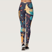 Levendig door Melodie geïnspireerd kunstwerk Leggings (Achterkant)