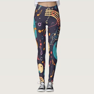 Levendig door Melodie geïnspireerd kunstwerk Leggings