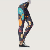 Levendig door Melodie geïnspireerd kunstwerk Leggings (Rechts)