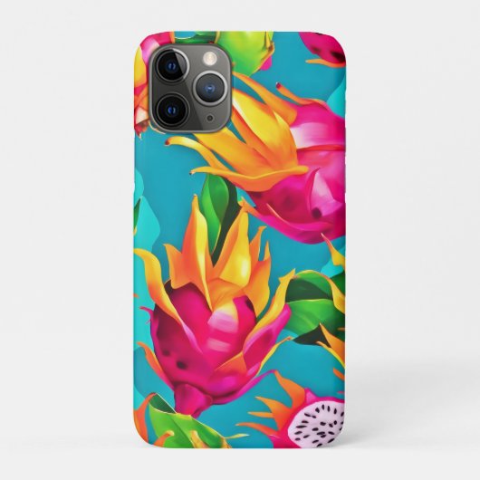 Levendig Dragoon Fruit Patroon Case-Mate iPhone Case (Achterkant)