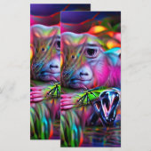 Levendig Dreamscape: Agrizoophobia-Bladwijzer Menu (Voorkant / Achterkant)