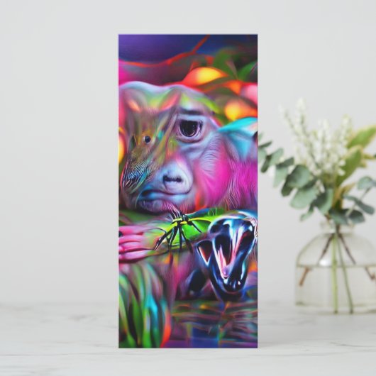 Levendig Dreamscape: Agrizoophobia-Bladwijzer Menu (Staand voorkant)