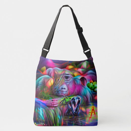 Levendig Dreamscape: Agrizoophobia Crossbody Tas (Voorkant)