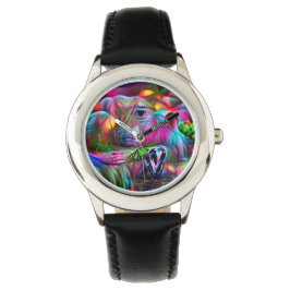 Levendig Dreamscape: Agrizoophobia Horloge