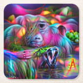 Levendig Dreamscape: Agrizoophobia Kartonnen Onderzetters (Voorkant)