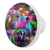 Levendig Dreamscape: Agrizoophobia Keramische Knop (Rechts)