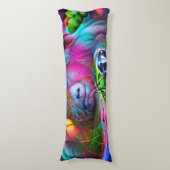 Levendig Dreamscape: Agrizoophobia Lichaamskussen (Voorkant Verticaal)