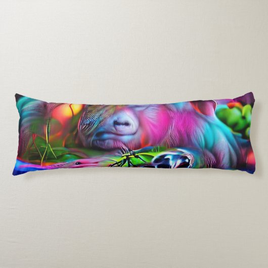 Levendig Dreamscape: Agrizoophobia Lichaamskussen (Voorkant)