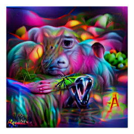 Levendig Dreamscape: Agrizoophobia Perfect Poster