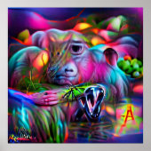 Levendig Dreamscape: Agrizoophobia Poster (Voorkant)