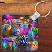 Levendig Dreamscape: Agrizoophobia Sleutelhanger (Achterkant)