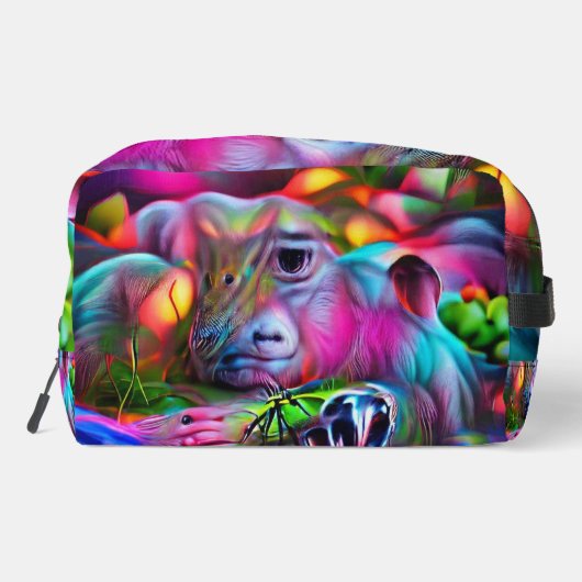 Levendig Dreamscape: Agrizoophobia Toilettasje (Achterkant)