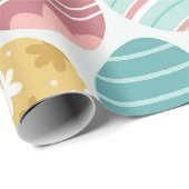 Levendig Easter Egg-patroon Cadeaupapier (Rol Hoek)