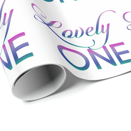 Levendig één cadeaupapier (Rol Hoek)