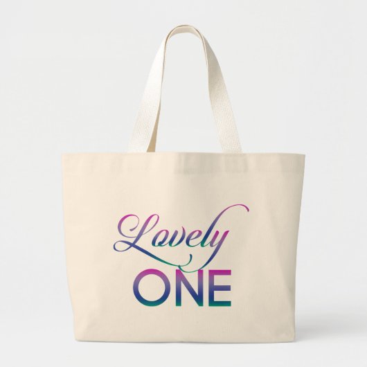 Levendig één grote tote bag (Voorkant)
