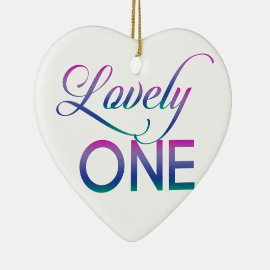 Levendig één keramisch ornament (Rechts)