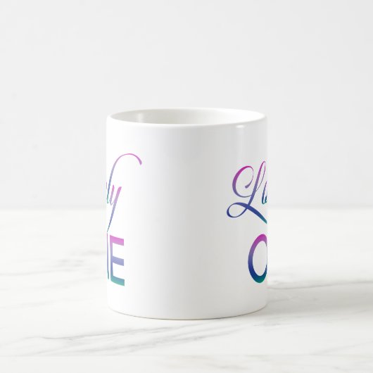 Levendig één koffiemok (Center)