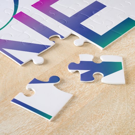 Levendig één legpuzzel (Zijkant)