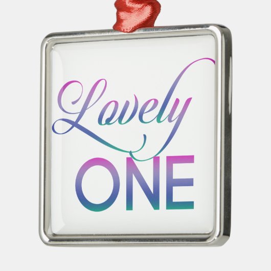 Levendig één metalen ornament (Links)