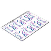 Levendig één notitieboek (Linkerzijde)