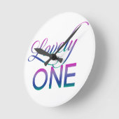 Levendig één ronde klok (Hoek)