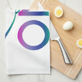 Levendig één theedoek (Quarter Fold)