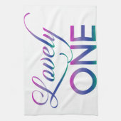 Levendig één theedoek (Verticaal)