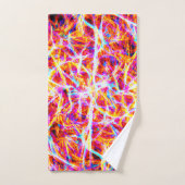 Levendig elektrisch Abstract patroon Bad Handdoek (Handdoek)