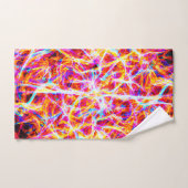 Levendig elektrisch Abstract patroon Bad Handdoek (Handdoek)